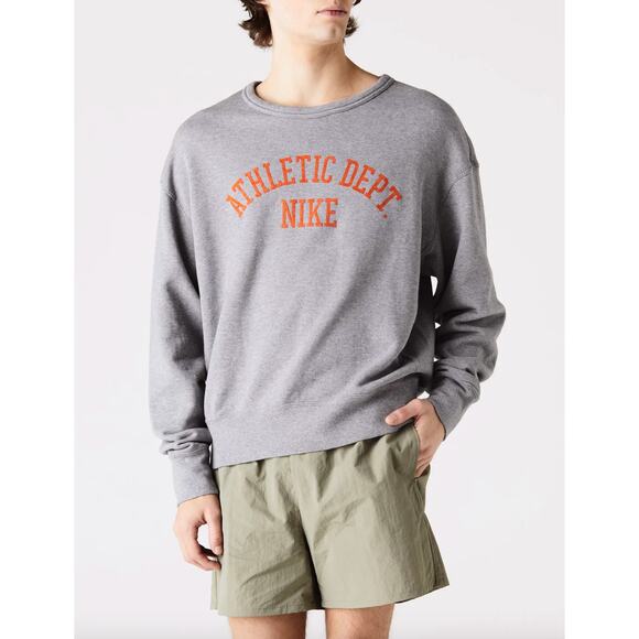 Nike Sportswear Trend Fleece Gray Athletic Pullover Crewneck NWT Size XXL Men's - Picture 14 of 16